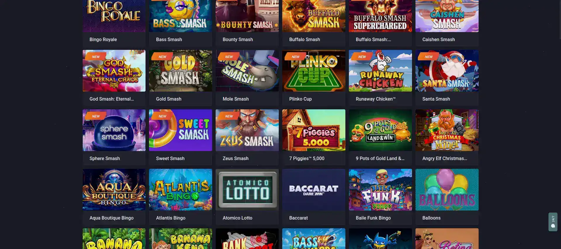 Интерфейс мобильной версии иззи казино с бонусным промокодом